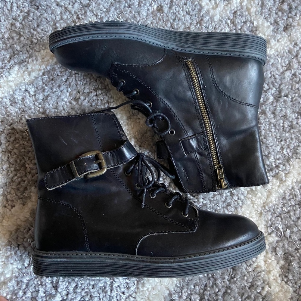 NEW Black Combat Boots